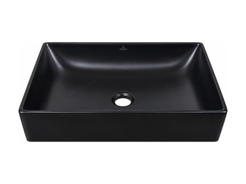 Lavamanos Rectangular Negro 9636 M-001